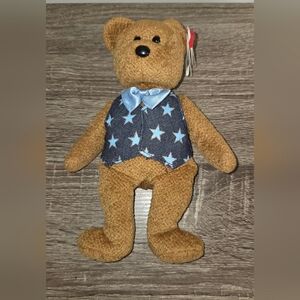 Ty Beanie Babies 2005 All Star Dad Father's Day Bear 9"